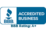 BBB Accredited Business - BBB Rating A+